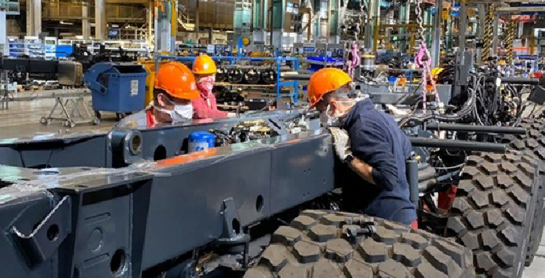 сборка грузовика Tatra